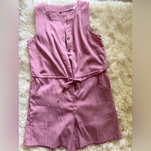 Dusty rose pink romper